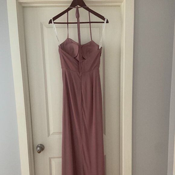 Azazie Keonie Bridesmaids Dress - Vintage Mauve - Picture 4 of 4